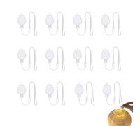12 Pcs Mini Led Lantern Lights,Paper Lanterns,Balloon Lights Warm White Waterproof Paper Lantern Lights,Suitable for Balloons Outdoor Indoor Wedding Party Decoration,Lasts for 8 Hours