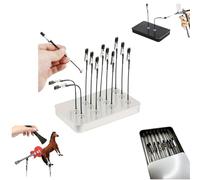 12 PCS Model Painting Stand Base Holder, Model Metal Magnetic Clamps, Adjustable Magnetic Clip Set, Flexible Wire Clamps Rubber Tips for ModelAirbrush Metal Organizer for Hobby DIY Card Miniatures