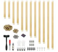 12 PCS Needlepoint Stretcher Bars, 6 Sizes Wooden Canvas Stretcher Bars