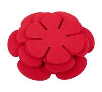 12 PCS Pan Pot Protectors, Larger & Thicker Pan Protector Pads, 3 Different Sizes, 8/10/12inch Stacking Pan Protectors for Protecting and Separating Pots and Pans-Red