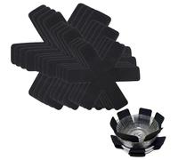 12 Pcs Pan Protectors For Stacking, Pan Separators Protectors, 3 Different Size Pot Protectors For Stacking, Pan Separators Protectors For Stacking And Separating Various Types Of Cookware(Black)