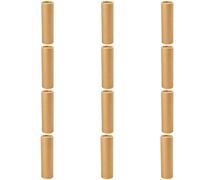 12 Pcs Paperboard Lip Balm Tubes, 0.42 oz / 12 g Empty Cardboard Kraft Lipstick Tubes, Push-Up Design Solid Perfume Containers, Brown Deodorant Containers for DIY Lipsticks, Lotion Bars, Cosmetics