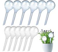 12 Pcs Plant Flower Watering Globes Automatic Watering Globes Plant Self Watering Devices Waterer Automatic Watering System Spikes Slow Watering Feeder for Indoor Outdoor Plant Plant Lover Gifts