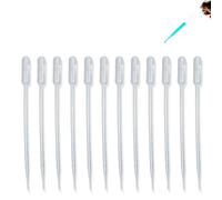 12 Pcs Plastic Pipettes, Pippets Dropper, Re-Usable Long Pipette Droppers for Liquids, Transparent Measuring Pipettes（10ml）