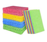 12 PCS Pop up Eco Sponges Compostable Non Scratch Washing Up Sponge Reusable Absorbent Kitchen Seep Sponges for Kitchen Bathroom Dish Cleaning Sponge