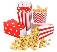 12 Pcs popcorn boxes small cardboard popcorn box Popcorn Bags mini popcorn bags Popcorn Bucket Popcorn Holder party bag sweet bag popcorn container for Popcorn Sweet Candy Party Movie Night Birthday