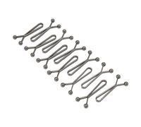 12 Pcs Practical Scarf Fastener Hijab Pins Accessory Scarves Fixing Clasp Alloy Scarf Clip For Muslims Women Colorful Hijab Pin