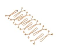 12 Pcs Practical Scarf Fastener Hijab Pins Accessory Scarves Fixing Clasp Alloy Scarf Clip For Muslims Women Colorful Hijab Pin