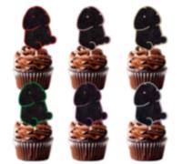 12 Pcs Prank Bachelorette Party Cake Cupcake Topper Decoration Gender Glitter Pick for Hen Bridal Shower Engagement Supplier Favor Game Tool Decor Set Y26