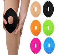 12 Pcs Precut Kinesiology Knee Tapes Tape for Knee Pain Relief Waterproof Elastic Athletic Tape for Knee Support, Breathable Comfortable (6 Colours)