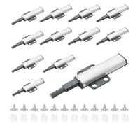 12 PCS Push to Open Door Catches, Magnetic Catches for Cupboard Magnetic Door Catch Opener Heavy Duty Push Latch for Drawer Wardrobe Closure