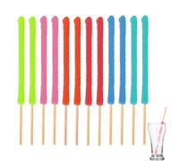 12 Pcs Radiator Cleaner Brush Mini Microfibre Duster on a Stick Brush Crevice Cleaning Tool Radiator Duster for Cleaning Small Spaces Home Car Vent Fan Blind Window