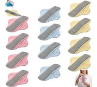 12 PCS Reusable Sanitary Pads, Set for Daily Menstrual Protection, Postpartum Recovery Care and Light Bladder Leak Management, Washable and Durable Reusable Period Padsa