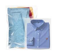 12 PCS Reusable Ziplock Bags, Resealable Travel Storage Bags, Plastic Hospital Bag Organiser Pouches, Waterproof Luggage Bags for Clothes, Shoes, Cosmetics