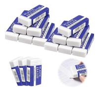 12 Pcs Rubbers Erasers, Cube White Art Erasers, 2B White Soft Cute Eraser, Pencil Eraser Rubbers for School, Artists, Architects, Office, Drawing, Students Teachers Drawing