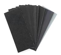 12 pcs Sandpaper 800 to 5000 Grits,Wet and Dry Sandpaper 9x3.6 Inch,800 1200 1500 2000 3000 5000 Grit Wet/Dry Sandpaper Sheets Kit for Cars Polishing Metals Walls Wood Furniture Sanding