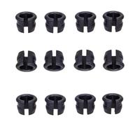 12 Pcs Schrader Valve to Presta Adapter American Valve to French Valve Adapter Bicycle Valve Bike Air Pump Adapter for Large Bike Rim Hole, Black