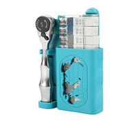 12 Pcs Screwdriver Bits, 12 in 1 Portable 1/4” Ratchet Socket Wrench & Double Headed Screwdriver Bits Set for The Repairing and Maintenance of Household Appliances