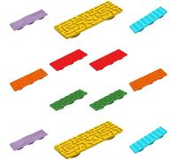 12 Pcs Sensory Fidget Strips, Bendable Sensory Board for Autism, Calming Support for Young Individuals, Bright Colors, Portable Size, Helps Focus, Supports Better Efficiency