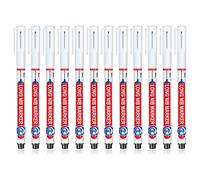 12 Pcs/Set 20mm Long Nose Markers Quick-Drying Waterproof Hole Marker Pens Oil-Based Marker Pens for Carpenter
