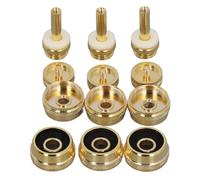 12 Pcs Set Trumpet Valve Finger Button, Trumpet Key Buttons Valve Cap Buttons Abalone Shell Parts for Repair
