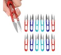 12 PCS Sewing Scissors, Multi Color Thread Snips High Carbon Steel Thread Cutter Yarn Scissor for Stitch Embroidery Knitting