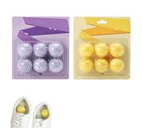 12 PCS Shoe Deodorizer Balls, Shoe Freshener & Deodoriser, Shoe Odour Eliminator, Compact Design for Sneakers Trainers Lockers, Spherical Design, 4cm