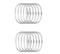 12 PCS Shower Curtain Hooks, Rust-Resistant Stainless Steel Rings, Decorative Beaded Hooks for Bathroom, Easy Glide Rings for Shower Rods, Chrome Finish