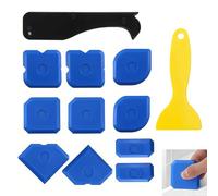 12 Pcs Silicone Caulking Tool Kit, Professional Sealant Finishing Tool Set, Silicone Smoothing and Profiling Tools, Multi-Angle Sealant Applicator Mastic Tool for Bathroom Kitchen Tile Gaps