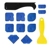12 Pcs Silicone Caulking Tool Kit Set, Caulk Caulking Silicone Sealant Finishing Tool Set, Silicone Profiling Kit, Sealant Smoother Tool, Smoothing Caulk Remover Tool for Bathroom Kitchen Sink Joint