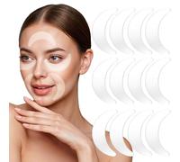 12 Pcs Silicone Eye Patches for Wrinkles, Reusable Eye Wrinkles Gel Pads, Washable Anti Wrinkle Silicone Under Eyes Patches, Non-slip Silicones Gel Wrinkle Patche for Eyes Face Eyebrows(Transparent)