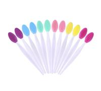 12 Pcs Silicone Face Cleansing Brush,Lip Scrub Brush Exfoliating Nose Clean Blackhead Removal Brushes for Face Cleaning
