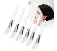 12 Pcs Silicone Face Mask Brush Applicato, Facial Mud Mask Applicator Brush for Facial Mud, Clay Mask, DIY, Modeling Mask White