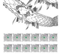 12 Pcs Silver Christmas Ceiling Decorations,Christmas Swirl Hanging Ceiling Garlands,Xmas Ceiling Garlands,Festive Hanging Decor,Foil Garland Festive Hanging Decorations for Xmas New Year Party