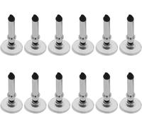 12 Pcs Silver Universal Replacement Stylus Pen Tips Precision Round Shape Replaceable Stylus Universal Pen Disc Tips for Touch Screen Devices Daily Using Supplies Accessories