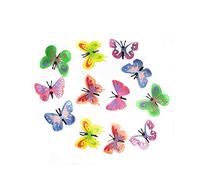 12 Pcs Simulated Butterfly Collection Multicolored Insect Model Learning Developmental Toy For Children
