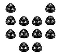 12 PCS Small Appliance Rollers, Self Adhesive Appliance Wheels with 3 Ball Bearings 360°Swivel Appliances Slider Mini Caster Wheels for Kitchen Countertop Furniture Trash Can Storage Box,Black