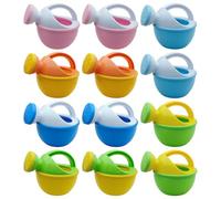 12 Pcs Small Watering Can Set, Multi-Color Plastic for Little Ones, Ideal for Bathing, Beach Play, Garden Education, Parties, and Gifts