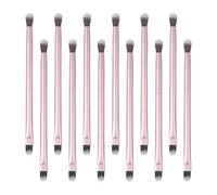 12 Pcs Smudge Eyeshadow Brush Small Contouring Brushes Eyebrow Concealer Brushes Pointed Foundation Brush Precision Under Eye Highlighter Brush Rose Golden