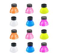 12 PCS Soda Can Lids Reusable Bottle Fizz Lid Caps Can Covers for Beer Carbonated Drinks and Other Canned Beverages (Colourful)