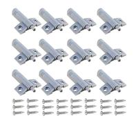 12 Pcs Soft Close Dampers, 24 Pcs Screws, Kitchen Door Soft Close Dampers, Adjustable Damper for Cabinets & Drawers, Soft Close Door Dampers - Quiet, Easy Install, Universal Fit