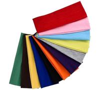12 Pcs Soft Stretchy Workout Headbands for Girls Non Slip Washing Face Hair Warps Boho Fashion Wide Fabric Athletic Headbands Absorb Sweat for Women Daily Life Gym Yoga Running Sports
