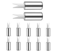 12 PCS Stainless Steel Corn on The cob Holders, Reusable Sweet Corn Forks, The cob skewers for BBQ Camping Kitchen Party Tools
