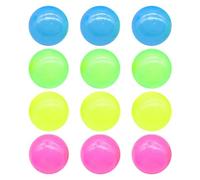 12 Pcs Sticky Balls, Glow In The Dark Ball, Sticky Balls To Throw At Ceiling, Glorbs, Luminous Balls Jumping Fun Decompression Fidget Toy For Kids And Adults Anxiety Pressure