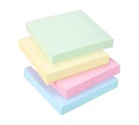 12 Pcs Sticky Notes Portable Colorful 1200 Sheets 4-Color Note N-Times Memo Pads(76 x 76mm)