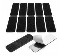 12 Pcs Sticky Pads, Industrial Strength Heavy Duty Double Sided Hook and Loop Tape Velcro Strips for Walls, Floor, Plastics, Glasses, Metals