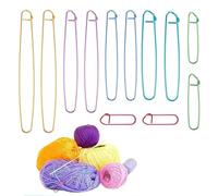 12 pcs Stitch Holders, knitting stitch holders, stitch holders for knitting, for Blankets Scarves Quilts Other Knitting Project Crochet Projects (Random Color)