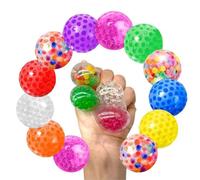 12 Pcs Stress Balls for Adults with Quiet Sensory Feel - Hand Relaxation | Compact sensory balls for adults, ideal for office, home and travel, with a soft, quiet feel for everyday hand relaxation.