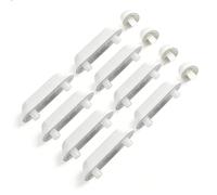 12 Pcs Toilet Seat Buffers,ABS Plastic Square & Round Bumpers Set Anti-Slip Cushion Pads,for Universal Toilet Seats Replacement Push Stoppers Lid Cushioning Feet Repair Home Bathroom Hardware Fittings