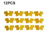 12 Pcs Tray Stackers for Harvest for 12 pcs Plastic Tray Suitable for Kitchen and Daily Use and Practical to use Designed for Long Lasting with Proper Durability consistent (Yellow)
